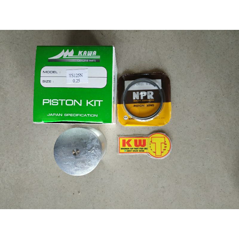 piston Suzuki ts 125 piston ts125 OS 0 sampai 200 seher ts 125