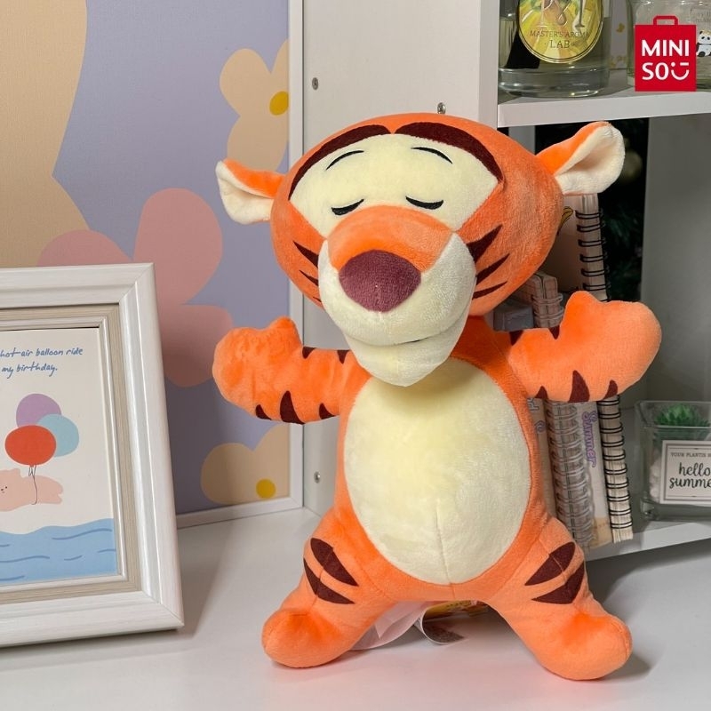 Boneka Tigger Posisi Berdiri - MINISO Tigger Standing Plush Toy