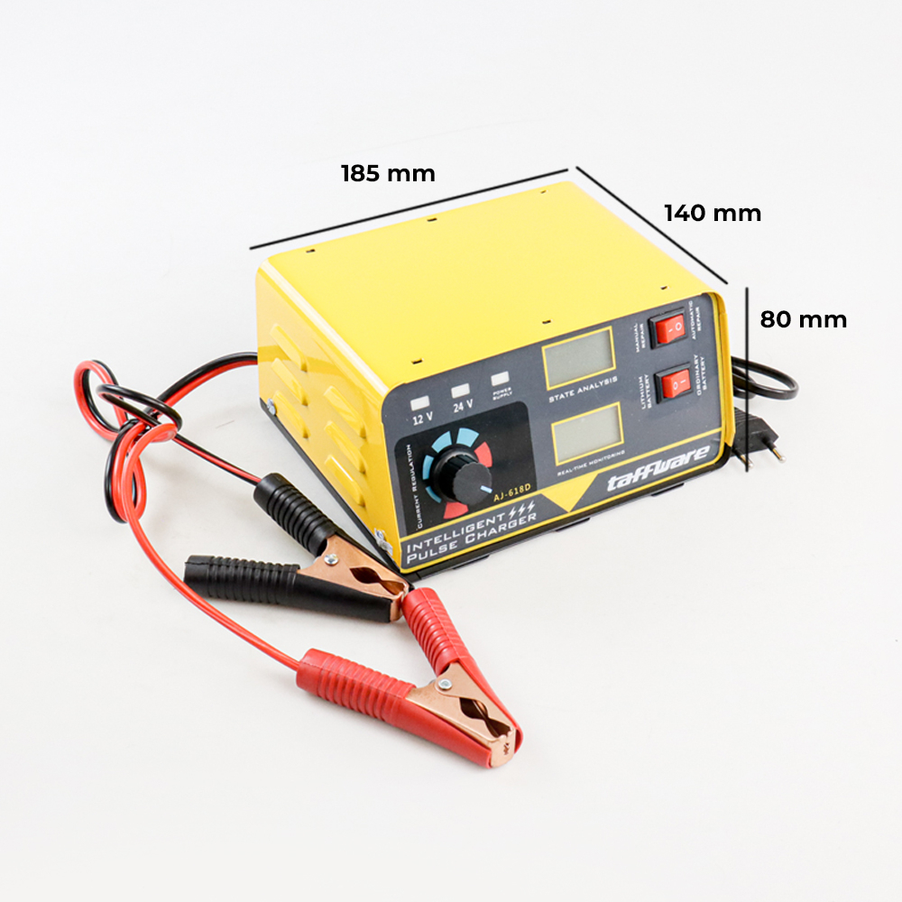 BISA COD!! Charger Aki Mobil Motor 260W 12V/24V 200AH + LCD - Charger Aki Mobil Motor 250W 12V/24V 150AH - Cas accu mobil / motor otomatis - cas aki mobil motor termurah - Smart Charger Accu Mobil Digital Otomatis 12V / 24V - Charger Aki Portable