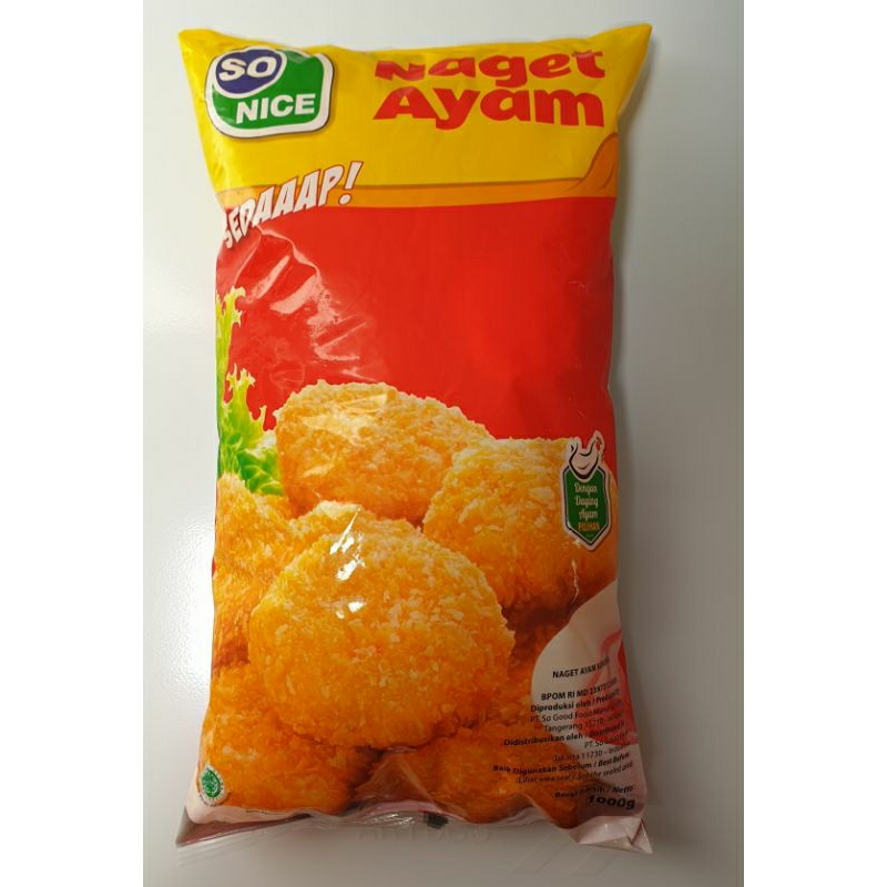 

So Nice Chicken Nugget 1000 gram