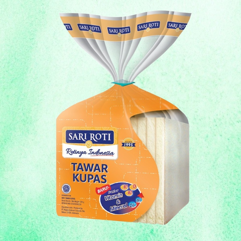 

SARI ROTI Tawar Kupas - 200 gram