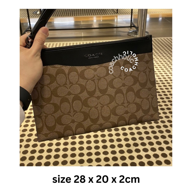 coach clutch for men