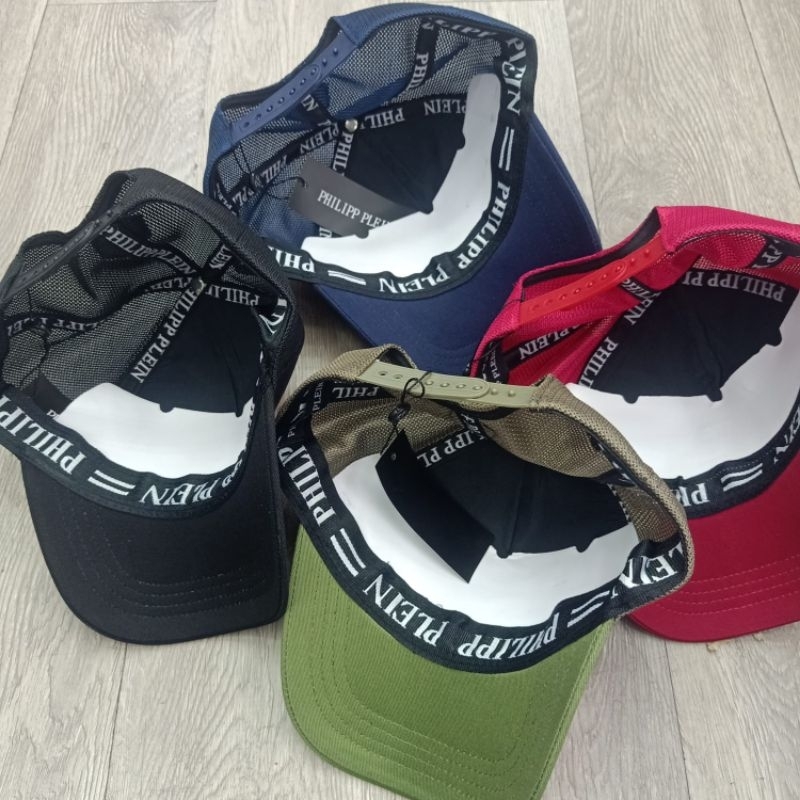 Topi Baseball Philip Plain Logo Skull Super Premium Import Quality