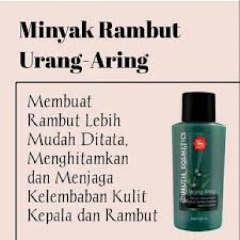VIVA MINYAK RAMBUT URANG-ARING 100% Original