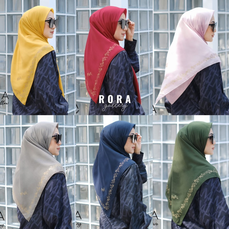 Jual Scoopandcone Lana Series Hijab Voal Segi Empat Jilbab Motif