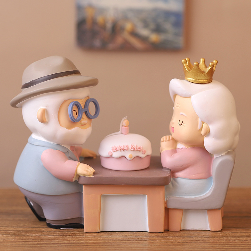 (WPJ-KN) PAJANGAN KAKEK NENEK / PAJANGAN NIKAH / PATUNG COUPLE / DISPLAY / DEKORASI KAMAR WEDDING