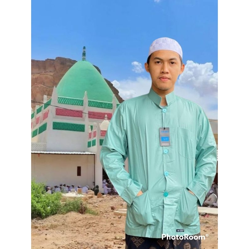 PakaianPria_Koko Ammu Asli_Baju Atasan pria_Baju muslim keren_Glosir koko ammu