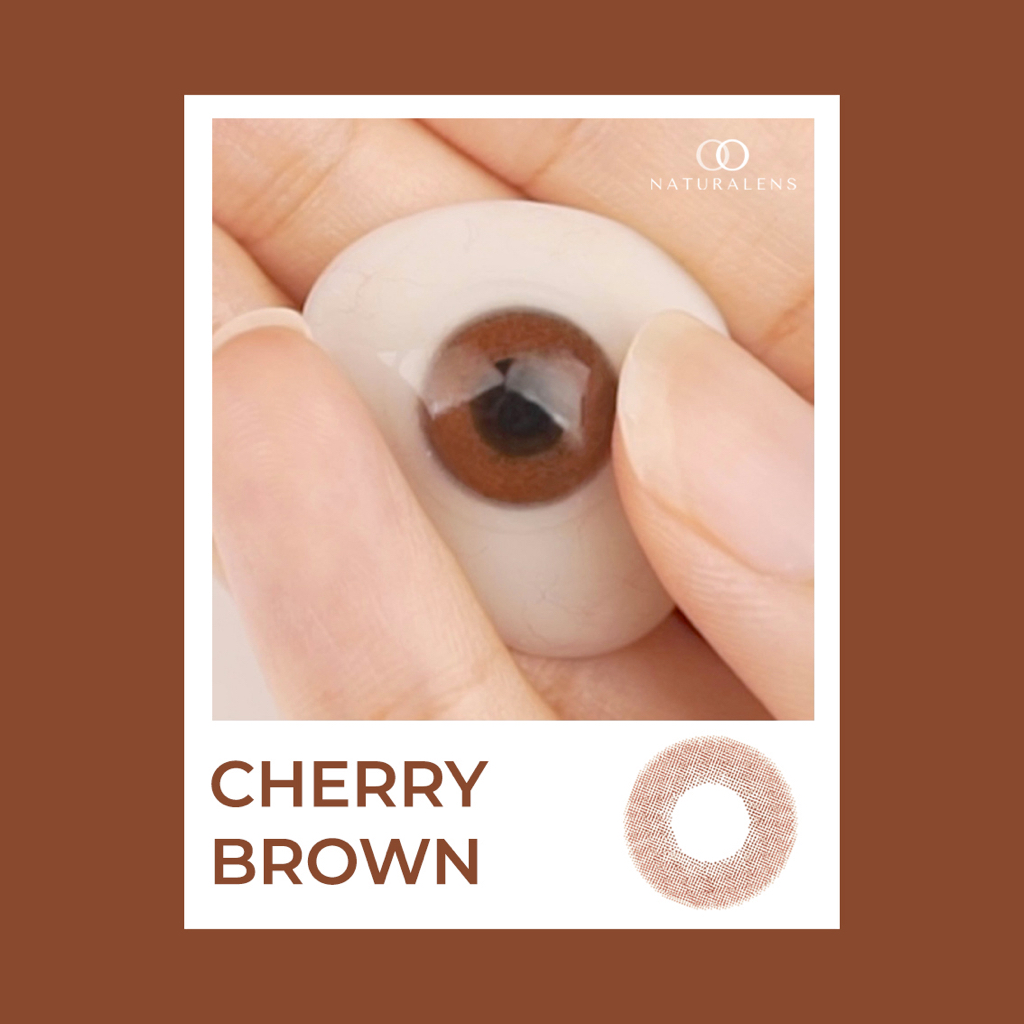 Naturalens Cherry Brown Softlens Biomoist (0 sd -10) Contact Lens