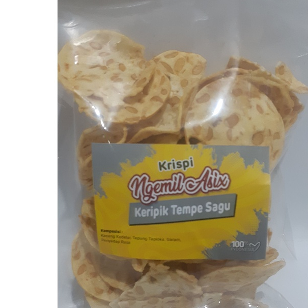 

Keripik Tempe Sagu 250 gram Ngemil Asix
