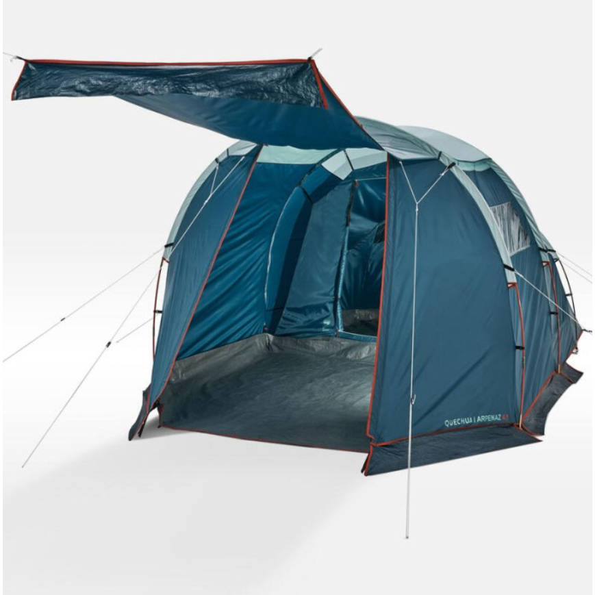 Quechua Tenda Arpenaz 4.1 Family Dome Camping untuk 4 - 6 Orang - Tosca