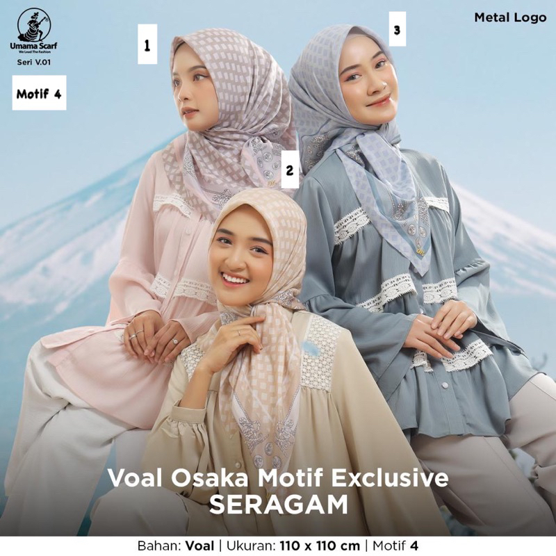 SEGIEMPAT VOAL OSAKA MOTIF LC EXCLUSIVE SERI V.01