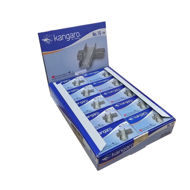 

1 BOX 20 Pcs!! STAPLES KANGAROO ISI KLIP NO 10