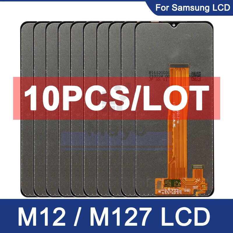 GROSIR LCD | 10 PCS LCD SAMSUNG M12 / M127 SUPER ORI FULLSET TOUCHSREEN