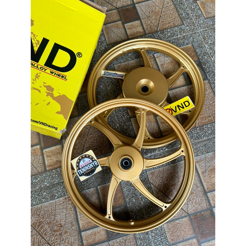 Jual Velg Racing Cnd Six Star Palang Vario Pcx Cbu Hitam Shopee Indonesia