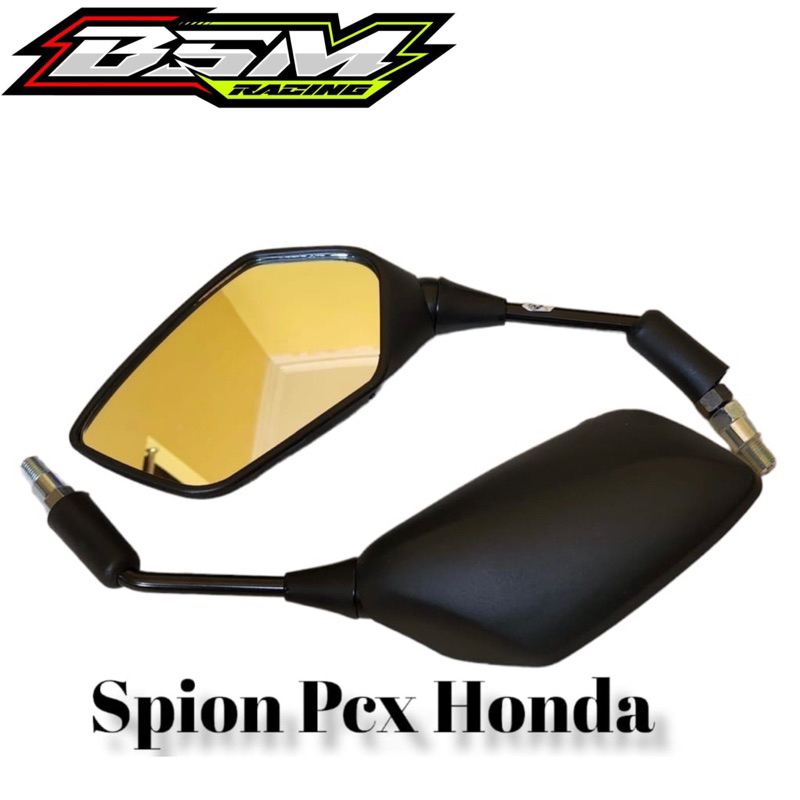 SPION KARBON BEAT TANGKAI TANGGUNG TWOTONE DRAT HONDA  ASLI BAKARAN SPON BEAT HONDA