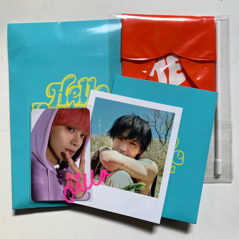 BOOKED Photocard pc collect book wtmc haechan pair jeno md ballon hello future kolbuk