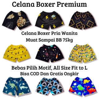 Ecer Rasa Grosir | Boxer Motif Best Seller 01 | Celana Pendek Pria | Celana Pantai | Boxer Distro | Boxer Unisex