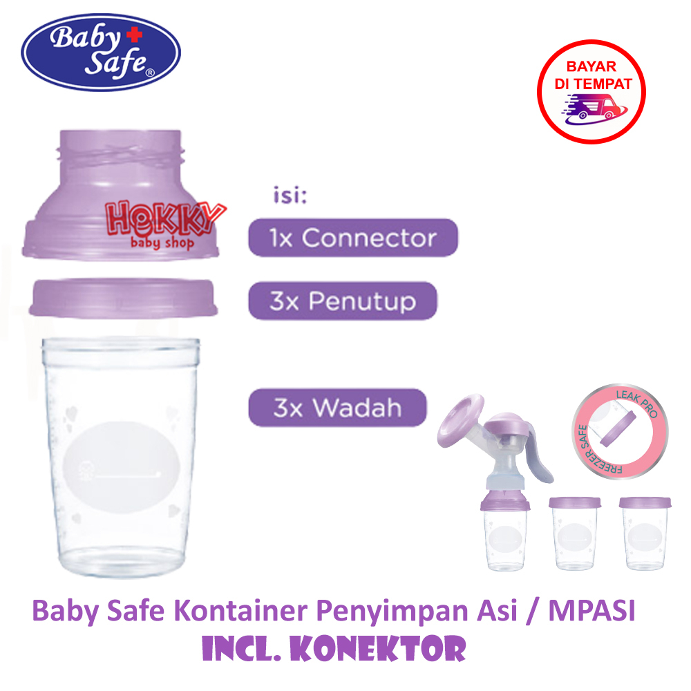 Baby Safe Breastfeeding Container | Kontainer Wadah Tempat Simpan ASI | MPASI