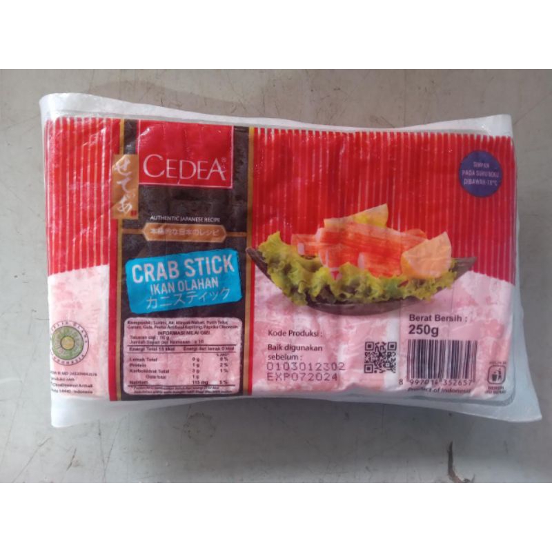 

crabstikcedea250gram