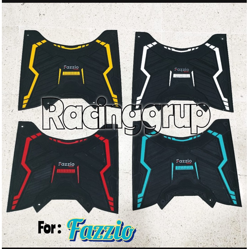 Karpet Fazzio Pijakan Kaki Fazzio Bahan Full Karet Premium Full Hitam