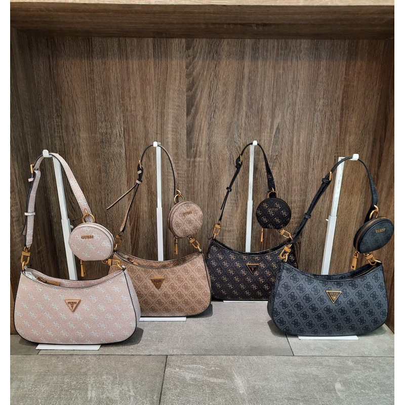 GUESS SALE 50% [ALEXIE TOP ZIP SHOULDER BAG]