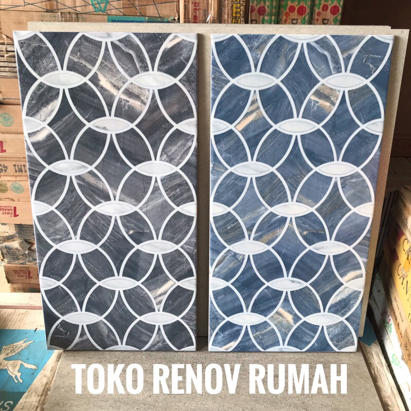 keramik dinding 30x60 hitam motif (glossy/ keramik dinding abu motif/ keramik dinding kamar mandi/ keramik dinding dekoratif/ keramik motif bunga