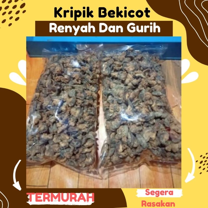 

Kripik Bekicot Gurih Dan Renyah Isi 400 Gram