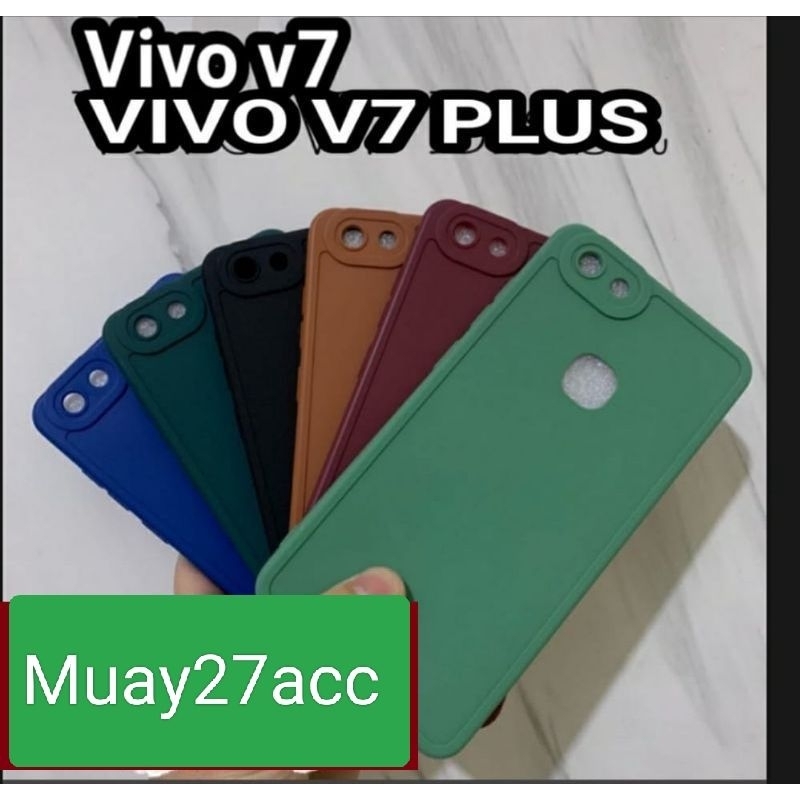 Silikon Softcase VIVO V7/ V7 Plus Macaron Pro Camera