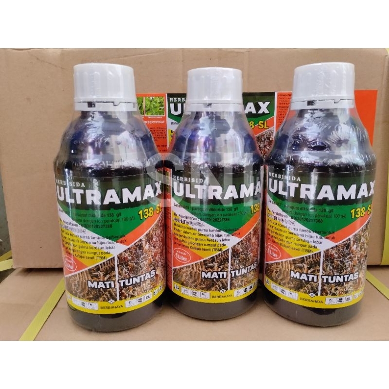 obat rumput ULTRAMAX 138sl paraquat herbisida kontak 1liter