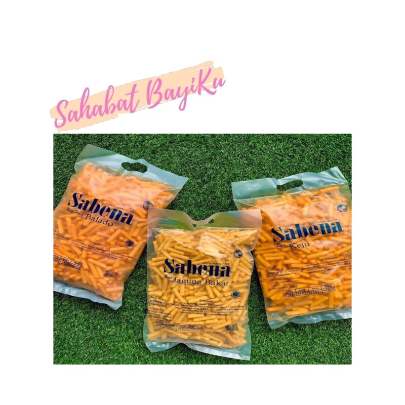 

Snack Sabena Balado / Jagung Bakar / Sapi Panggang / Keju | KARTON (5pack)