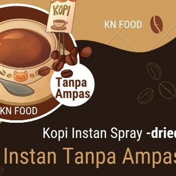 

Spray Dried Instant Coffee Mirip Nescafe Kopi 1Kg Coffe kopi Tanpa Ampas