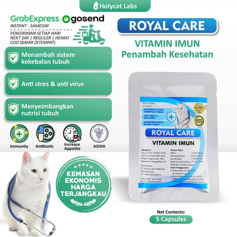 Royal care vitamin imun kucing