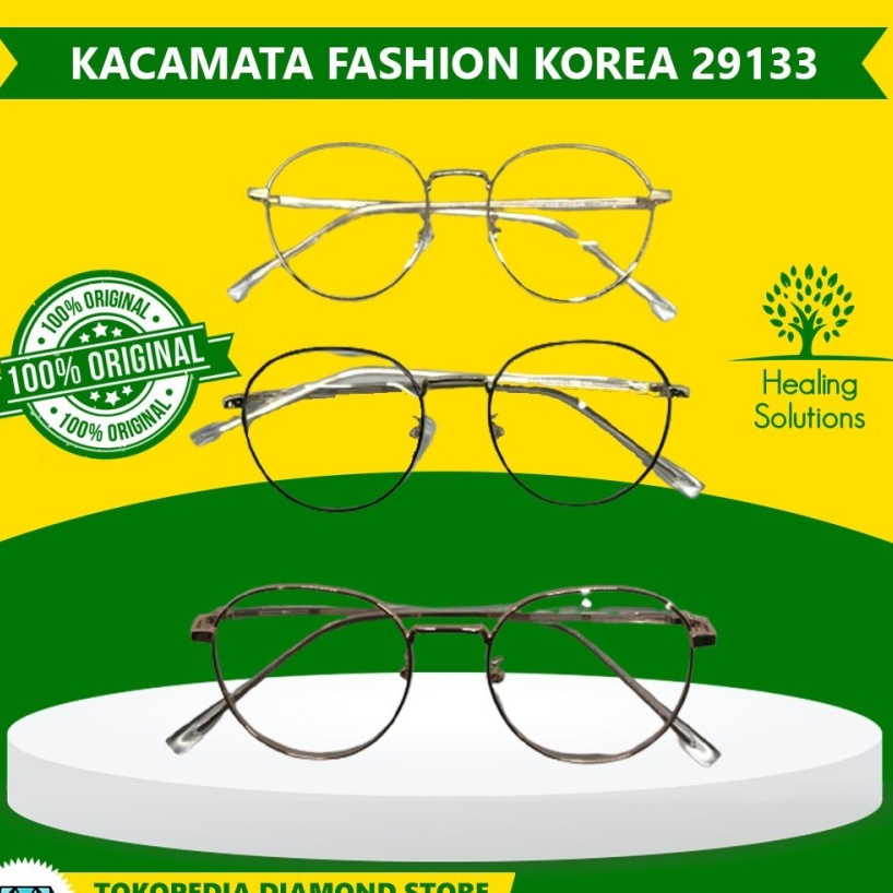 Kacamata BETONE Korea Fashion Lentur Pria Wanita 29133 - Black