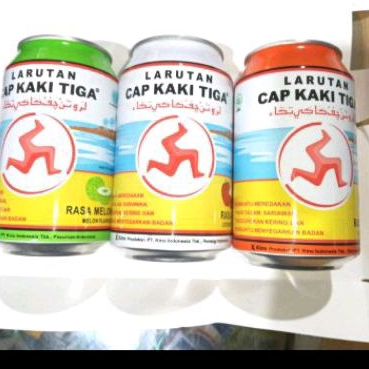 

Larutan kaki tiga per kaleng
