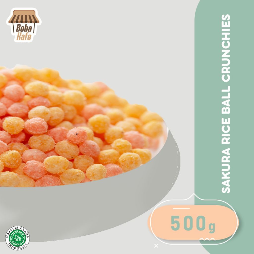 

SAKURA RICE BALL @500GR - TOPPING BERAS MALT CRUNCHIES