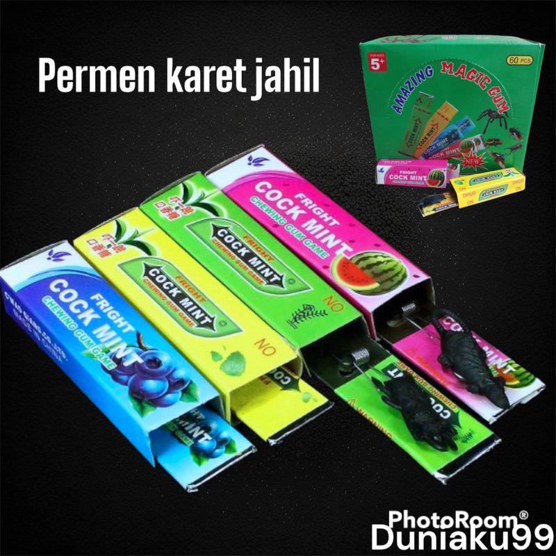 mainan jebakan permen karet kecoa prank / mainan prank / mainan anak murah grosir bandung