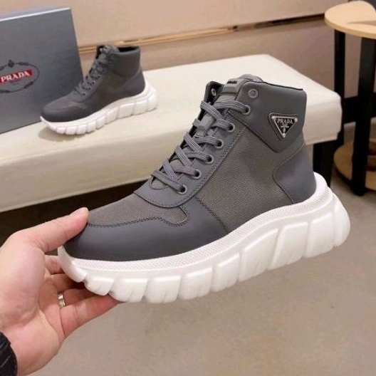 sepatu pria prd sneaker boot wedges cowok new mirror p1shoes men shoes high top 2023