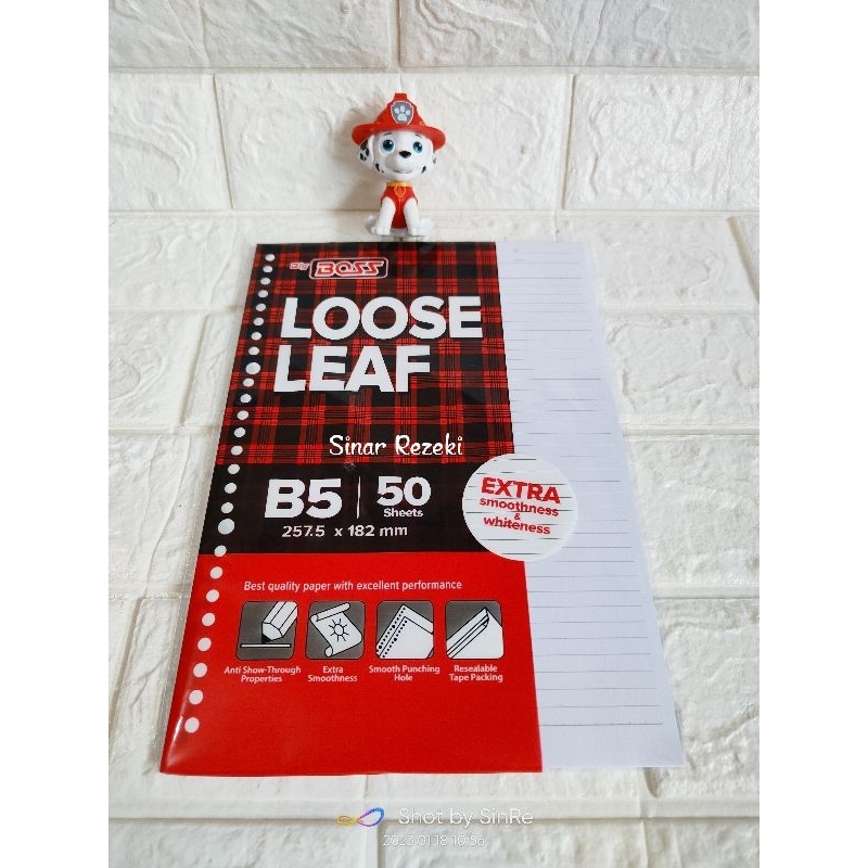 

1 pak = 50 lembar!! Loose leaf B5 50/isi binder B5/kertas binder /kertas binder B5 bigboss