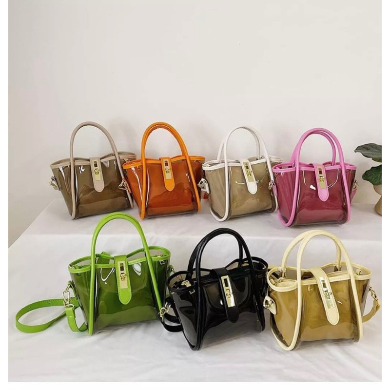 Tas Selempang MIKA | Tas Transparan MiINI ZELA | Tas Wanita Murah | Tas Kekinian