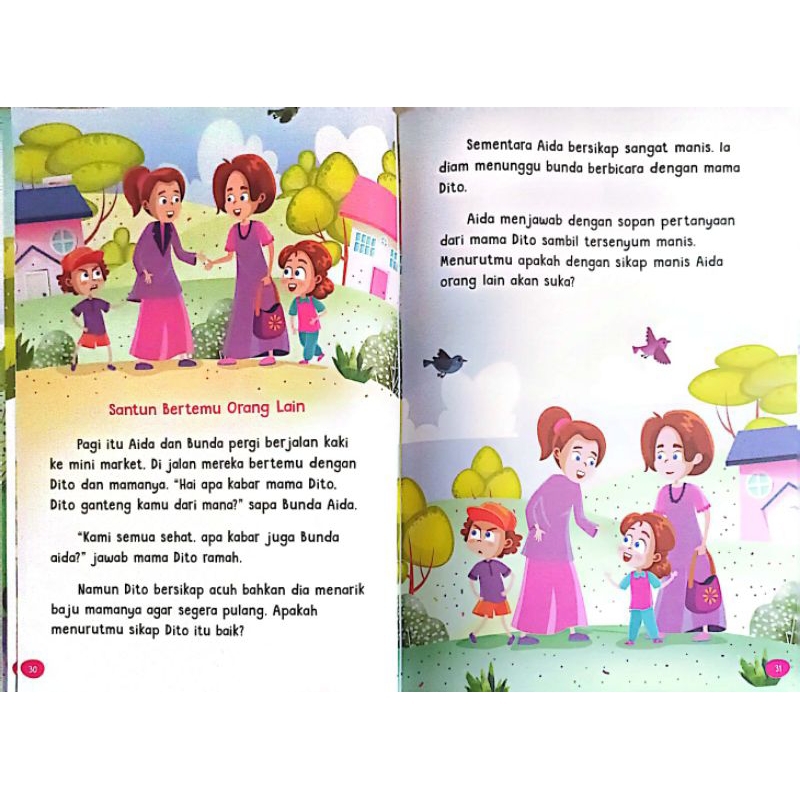 Buku Dongeng Sopan Santun full colour(19×26cm)