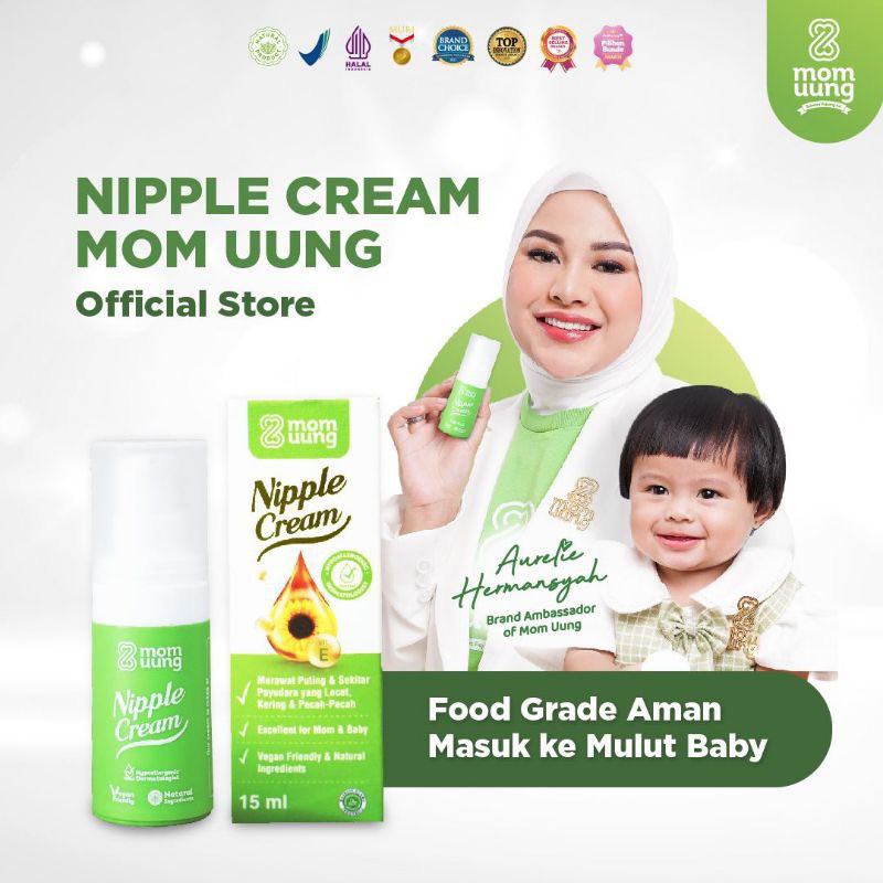 MOM UUNG Nipple Cream -Krim perawatan payudara ibu/krim puting lecet