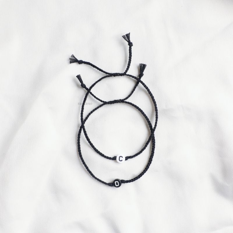 Radalexo Varnamaala Couple Bracelet / Gelang Varnamaala / Gelang Huruf / Gelang Inisial / Gelang Ini