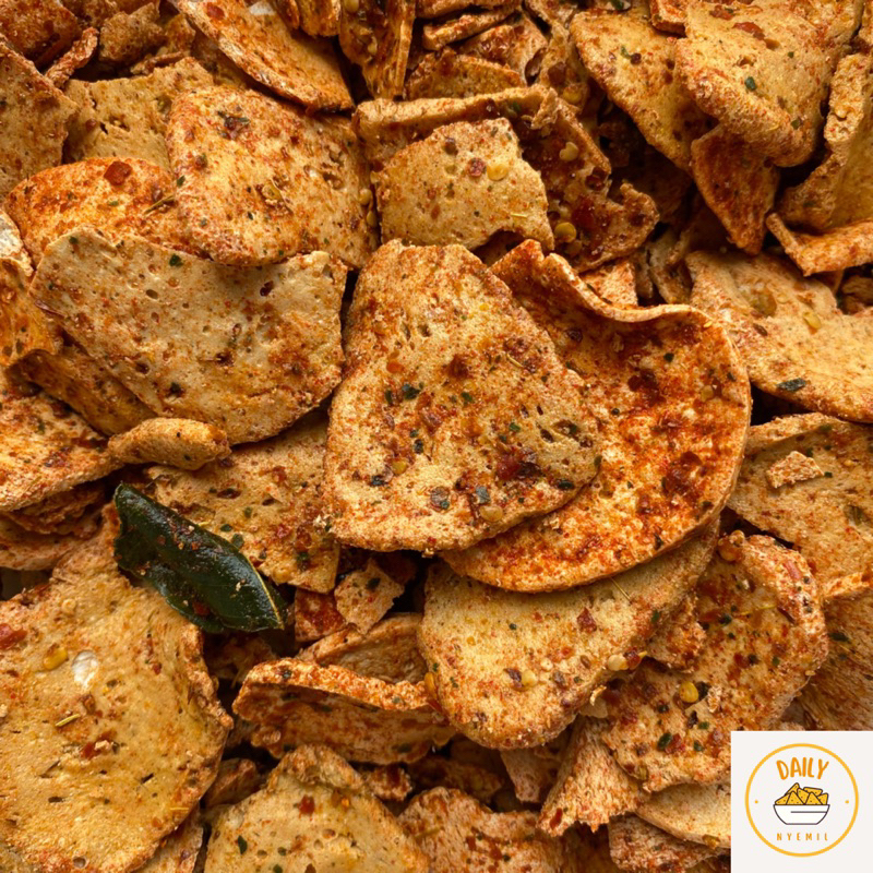 

[PROMO] Basreng Kering Pedas Daun Jeruk | Cemilan Keripik Basreng Pedas | Kripik Daun Jeruk Pedas | Keripik Pedas Gurih Enak Murah