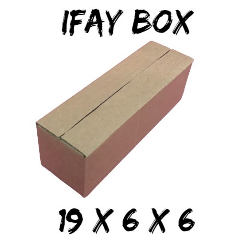 

Kardus/box Ukuran 19x6x6 cm single wall polos