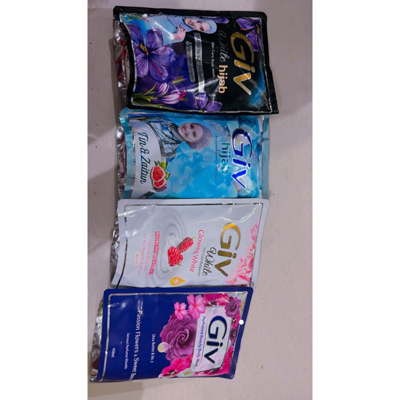 sabun cair giv 450ml body wash refil