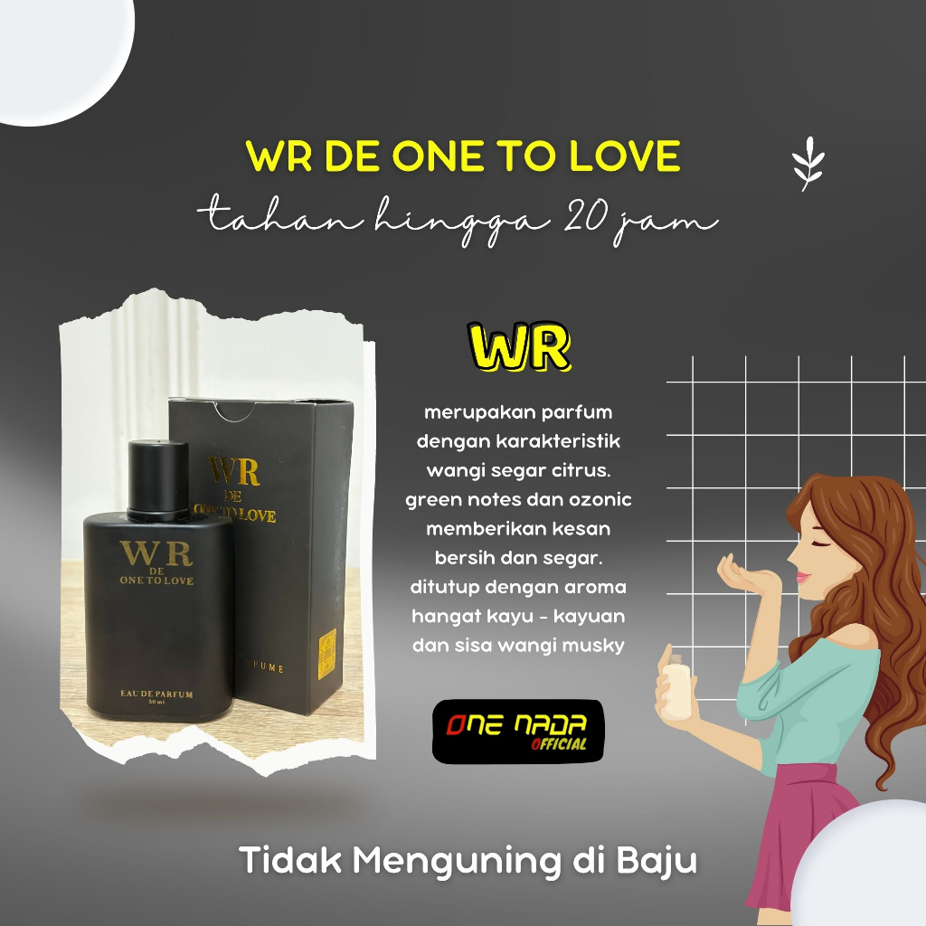 WR Parfum One To Love Tahan Lama