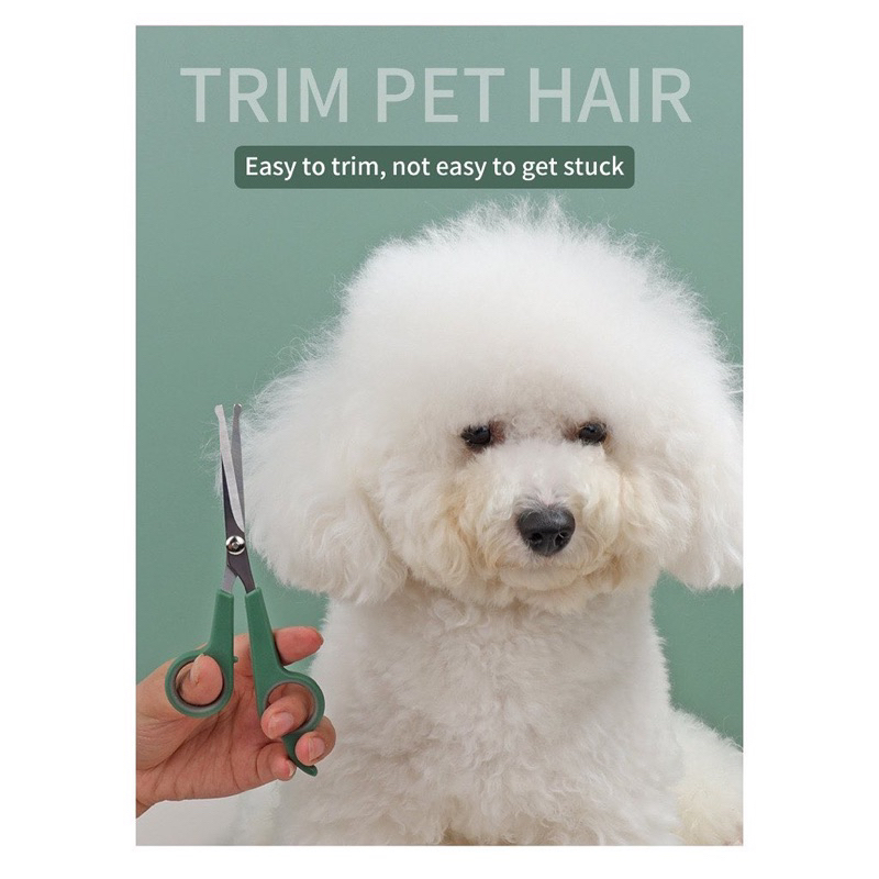 Histopet eye, face, mouth trimming scissor for pet grooming (ujung tidak tajam)