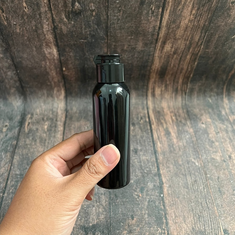 Botol hitam 100ml / 100 ml - fliptop JAMUR