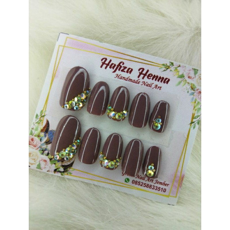 kukupalsu oval 10 pcs cantik lengkap dgn lem