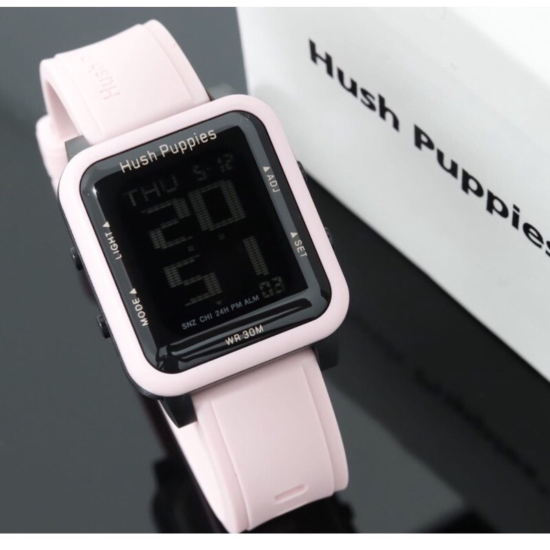 Jam Tangan Wanita Hush Puppies Digital Rubber Hp 3321